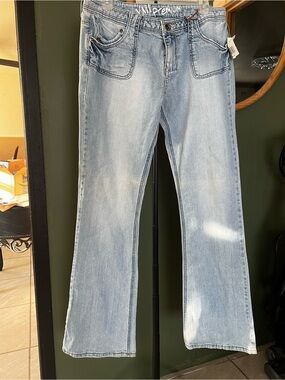 YMI Light Blue Wide Leg Flare Jeans